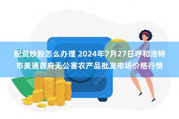 配资炒股怎么办理 2024年7月27日呼和浩特市美通首府无公害农产品批发市场价格行情