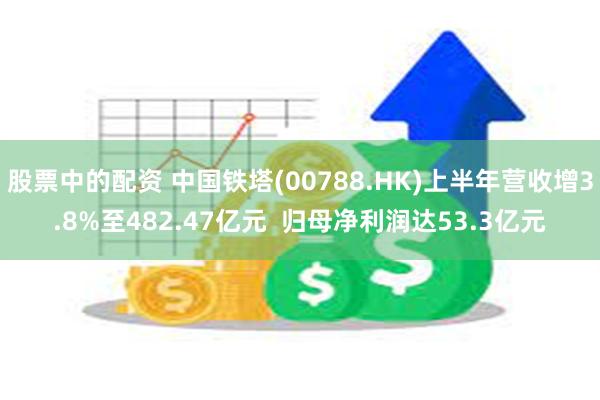 股票中的配资 中国铁塔(00788.HK)上半年营收增3.8%至482.47亿元  归母净利润达53.3亿元