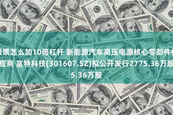 股票怎么加10倍杠杆 新能源汽车高压电源核心零部件供应商 富特科技(301607.SZ)拟公开发行2775.36万股