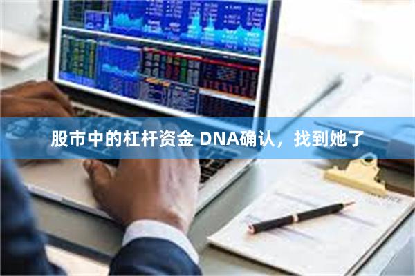 股市中的杠杆资金 DNA确认，找到她了