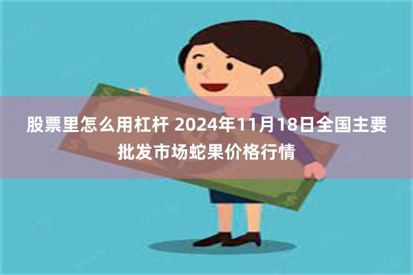 股票里怎么用杠杆 2024年11月18日全国主要批发市场蛇果价格行情