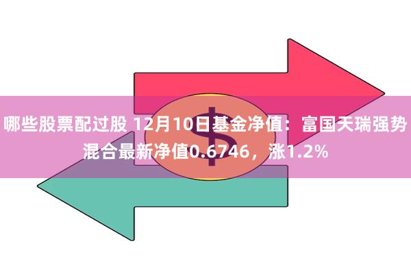 哪些股票配过股 12月10日基金净值：富国天瑞强势混合最新净值0.6746，涨1.2%